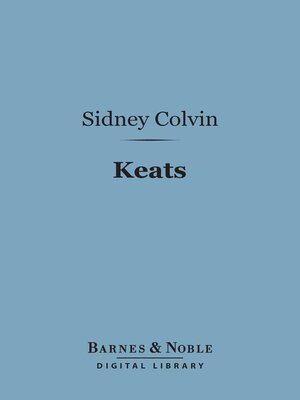 cover image of Keats (Barnes & Noble Digital Library)